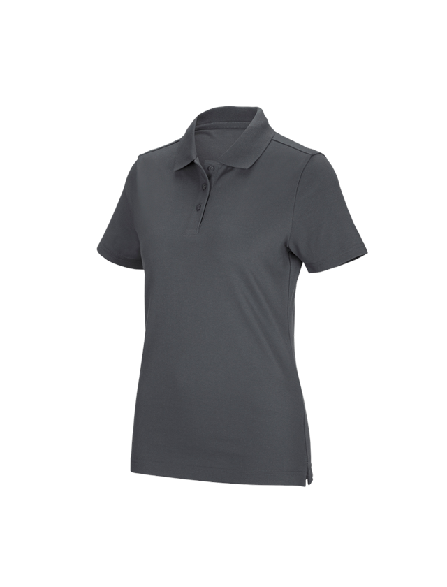 Tričká, pulóvre a košele: Funkčné polo tričko poly cotton e.s., dámske + antracitová