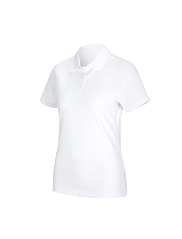 Tričká, pulóvre a košele: Funkčné polo tričko poly cotton e.s., dámske + biela