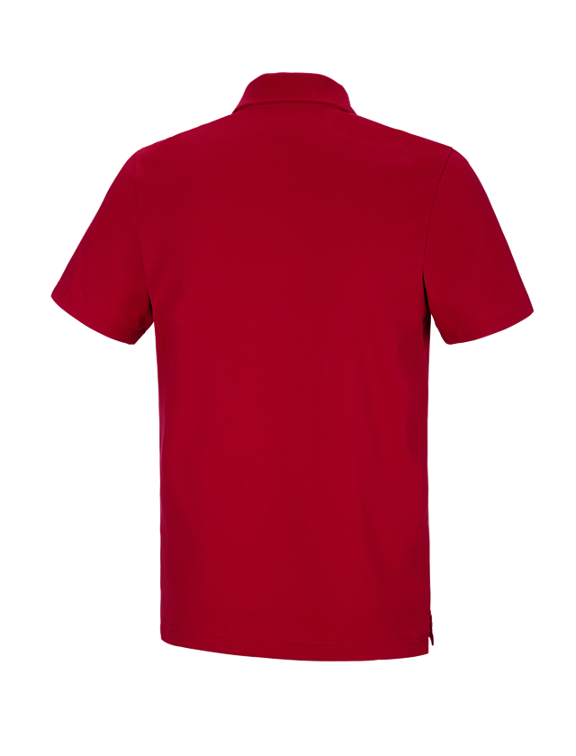 Témy: Funkčné polo tričko poly cotton e.s. + ohnivá červená 1