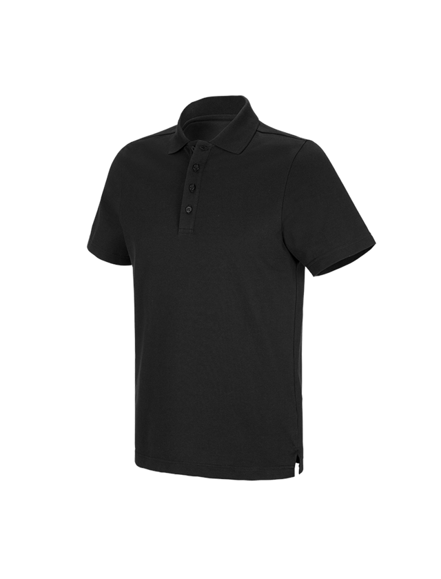 Tričká, pulóvre a košele: Funkčné polo tričko poly cotton e.s. + čierna