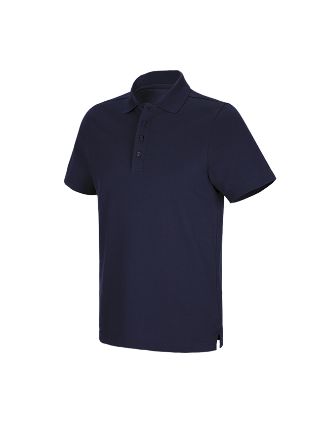 Tričká, pulóvre a košele: Funkčné polo tričko poly cotton e.s. + tmavomodrá