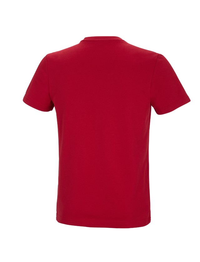 Témy: Funkčné polo tričko poly cotton e.s. + ohnivá červená 1