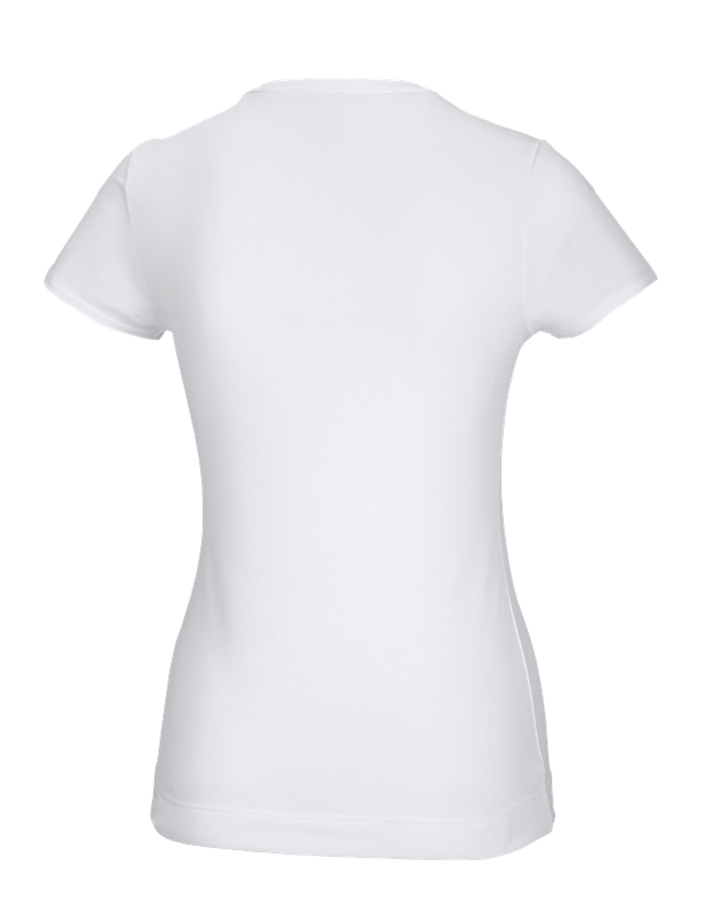 Tričká, pulóvre a košele: Funkčné tričko poly cotton e.s., dámske + biela 1