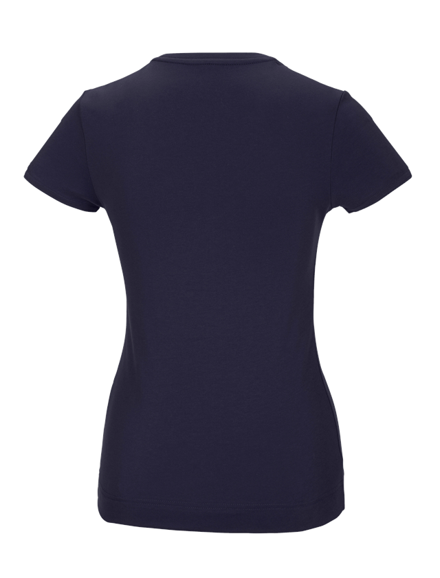Tričká, pulóvre a košele: Funkčné tričko poly cotton e.s., dámske + tmavomodrá 3