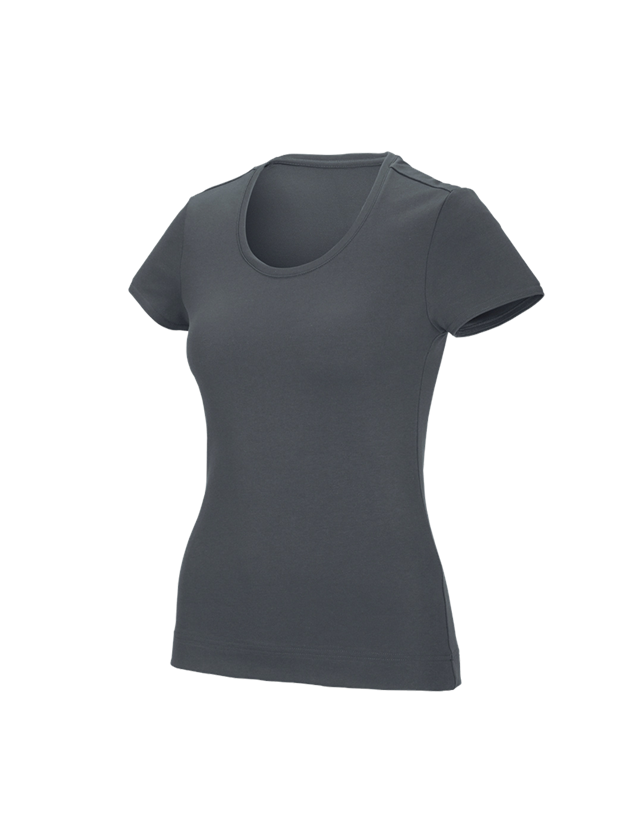 Tričká, pulóvre a košele: Funkčné tričko poly cotton e.s., dámske + antracitová