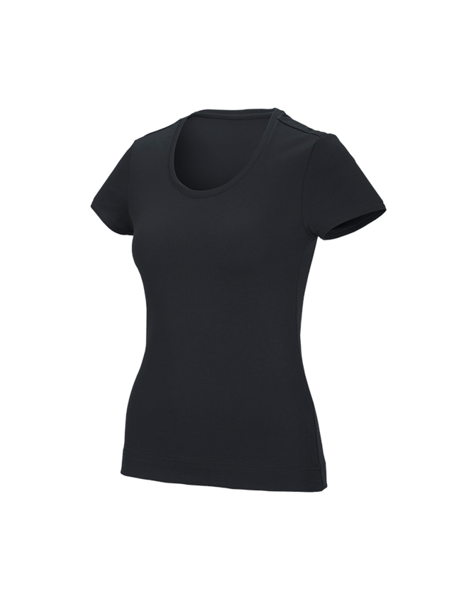 Tričká, pulóvre a košele: Funkčné tričko poly cotton e.s., dámske + čierna