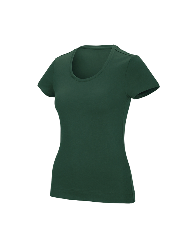 Lesníctvo / Poľnohospodárstvo: Funkčné tričko poly cotton e.s., dámske + zelená 2