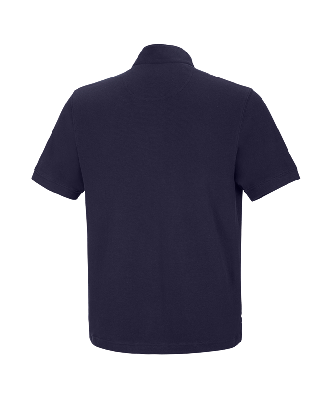 Inštalatér: Polo tričko e.s. cotton Mandarin + tmavomodrá 1