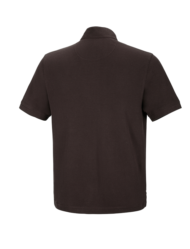 Tričká, pulóvre a košele: Polo tričko e.s. cotton Mandarin + gaštanová 1
