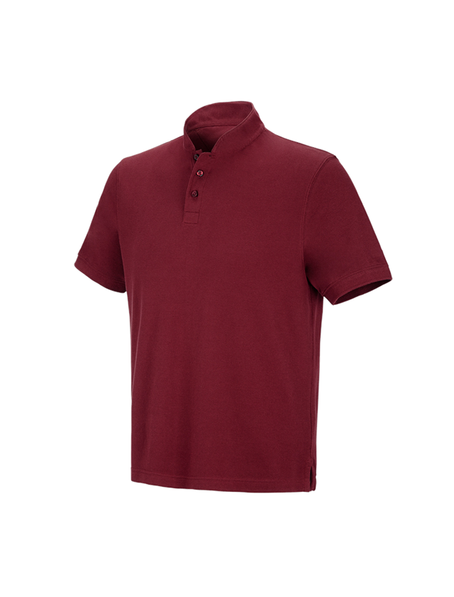 Tričká, pulóvre a košele: Polo tričko e.s. cotton Mandarin + rubínová