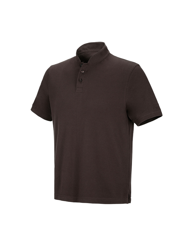Tričká, pulóvre a košele: Polo tričko e.s. cotton Mandarin + gaštanová