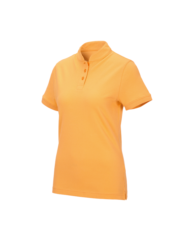 Tričká, pulóvre a košele: Polo tričko e.s. cotton Mandarin, dámske + svetlooranžová