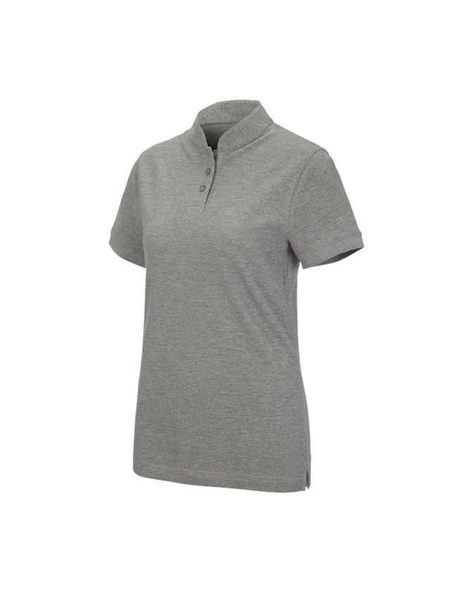 Tričká, pulóvre a košele: Polo tričko e.s. cotton Mandarin, dámske + sivá melírovaná