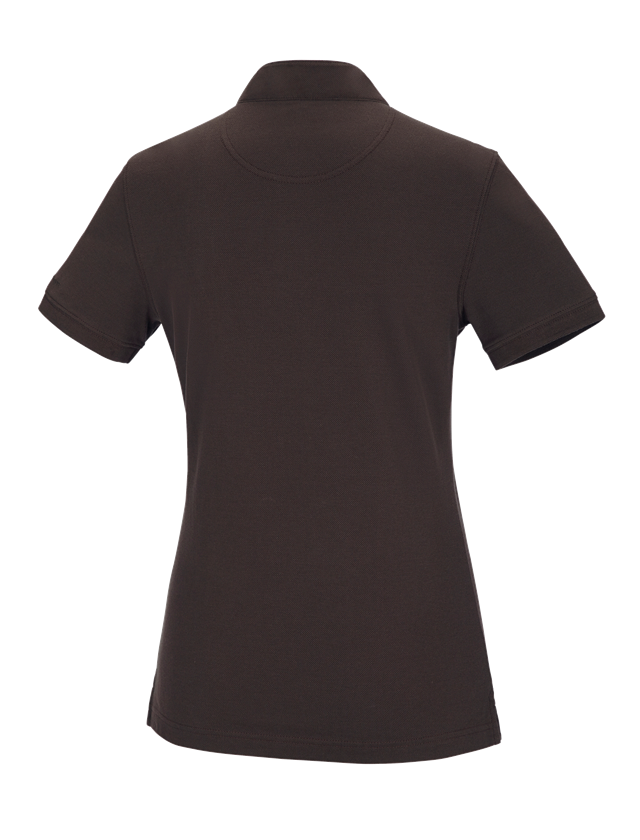 Tričká, pulóvre a košele: Polo tričko e.s. cotton Mandarin, dámske + gaštanová 1