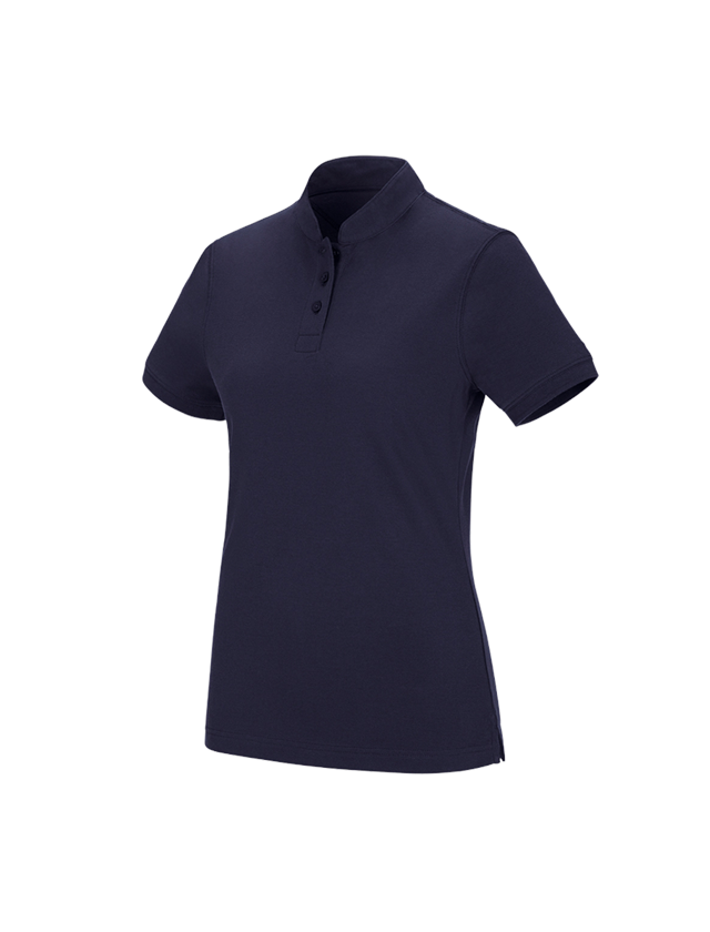 Tričká, pulóvre a košele: Polo tričko e.s. cotton Mandarin, dámske + tmavomodrá