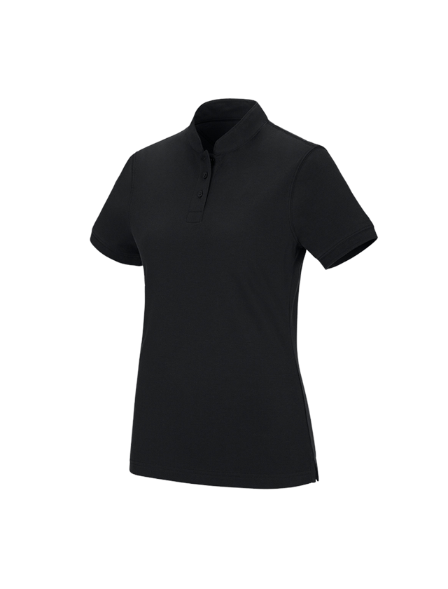Tričká, pulóvre a košele: Polo tričko e.s. cotton Mandarin, dámske + čierna