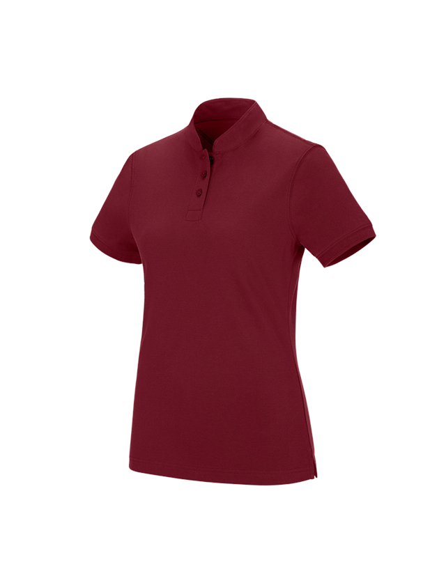 Tričká, pulóvre a košele: Polo tričko e.s. cotton Mandarin, dámske + rubínová