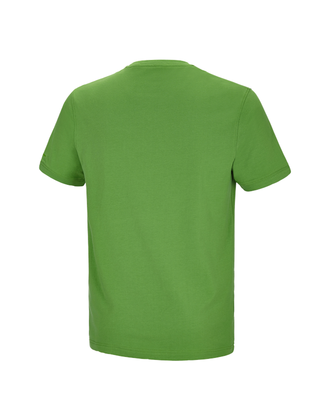 Tričká, pulóvre a košele: Tričko e.s. cotton stretch Pocket + morská zelená 1