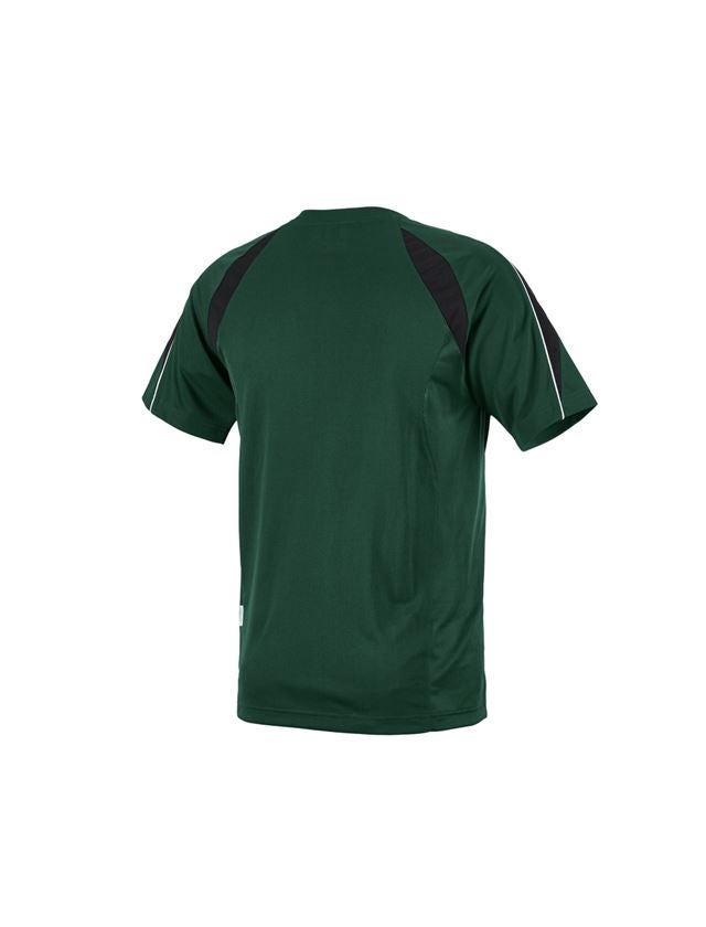 Témy: Funkčné tričko poly cotton e.s. Silverfresh + zelená/čierna 3