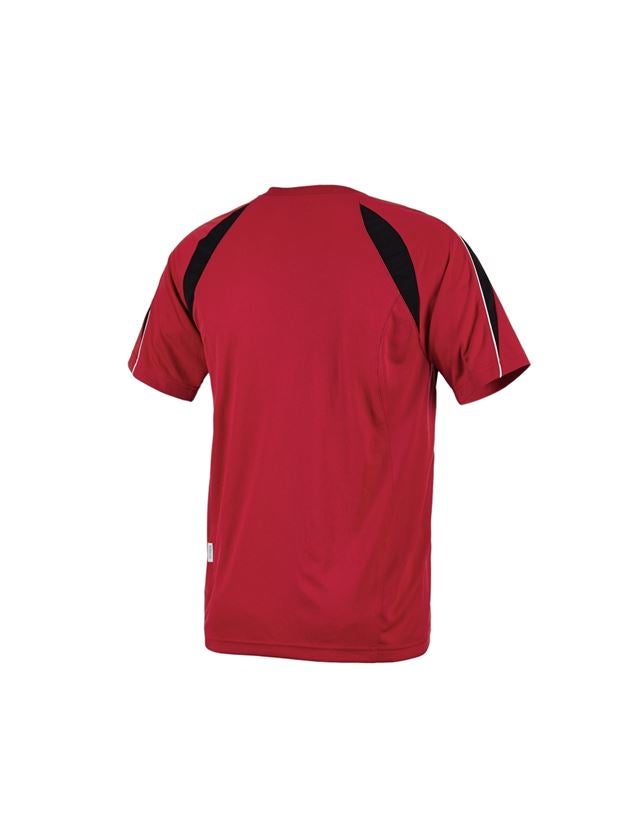 Tričká, pulóvre a košele: Funkčné tričko poly cotton e.s. Silverfresh + červená/čierna 2