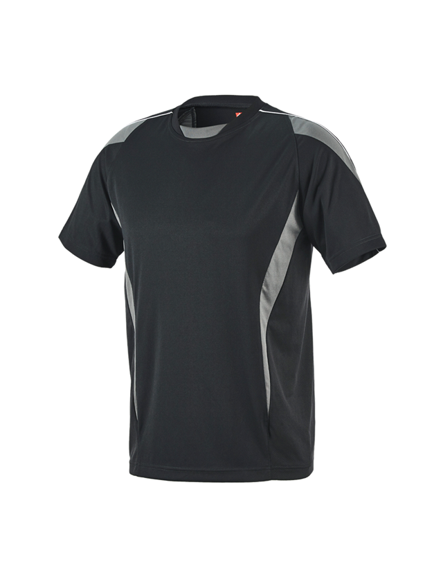 Tričká, pulóvre a košele: Funkčné tričko poly cotton e.s. Silverfresh + grafitová/cementová