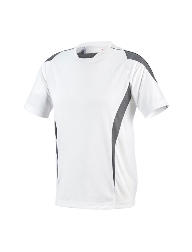 Témy: Funkčné tričko poly cotton e.s. Silverfresh + biela/cementová 2