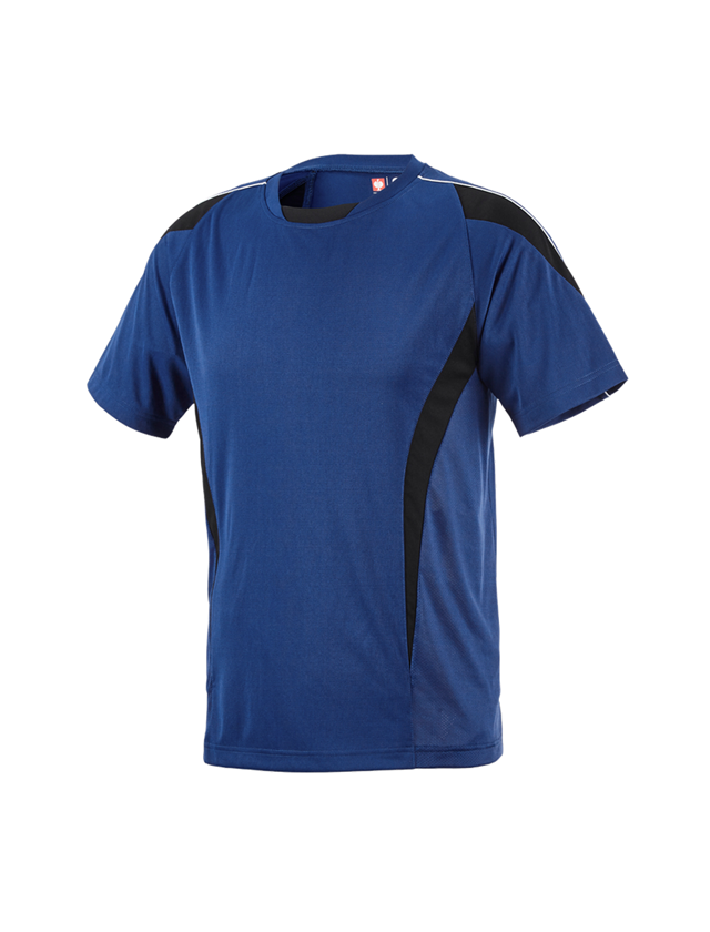 Témy: Funkčné tričko poly cotton e.s. Silverfresh + nevadzovo modrá/čierna 1