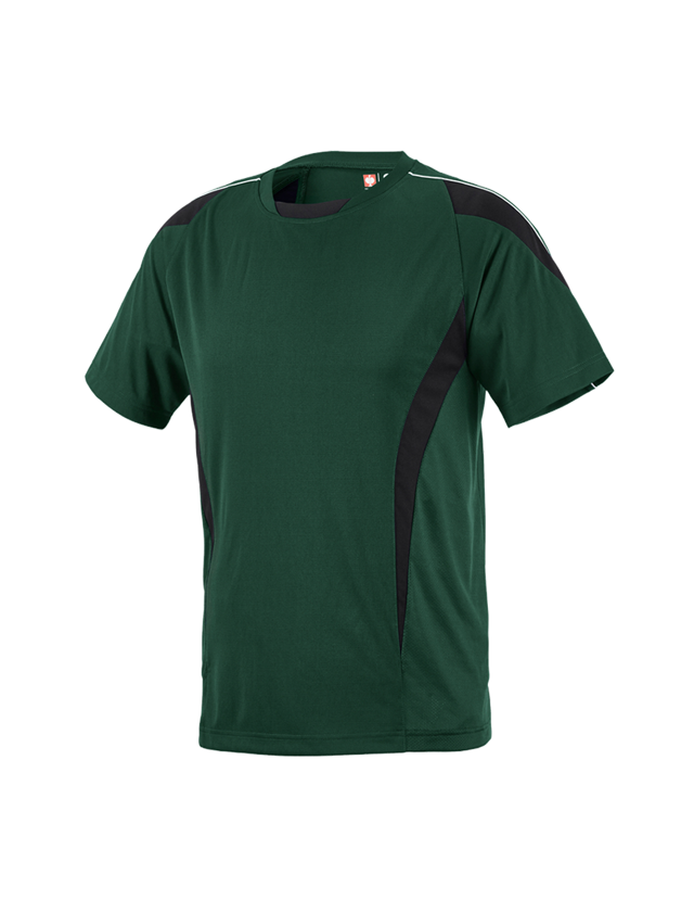 Tričká, pulóvre a košele: Funkčné tričko poly cotton e.s. Silverfresh + zelená/čierna 2