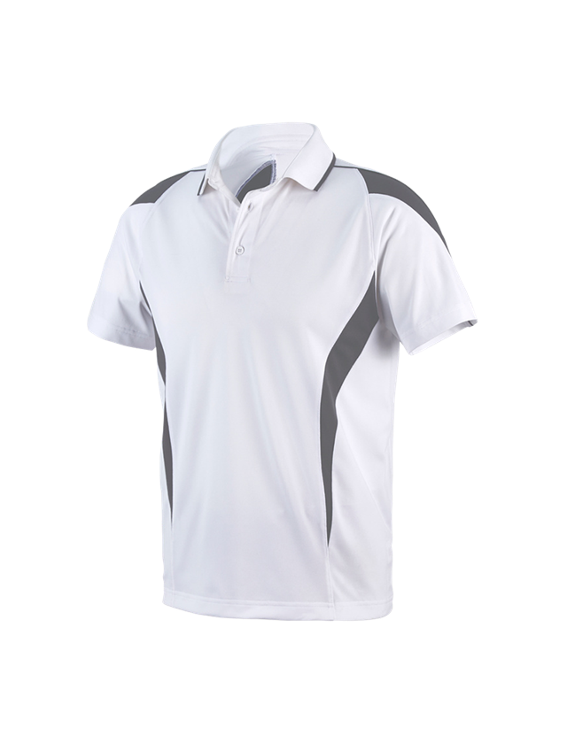 Tričká, pulóvre a košele: Funkčné polo tričko poly Silverfresh e.s. + biela/cementová 2