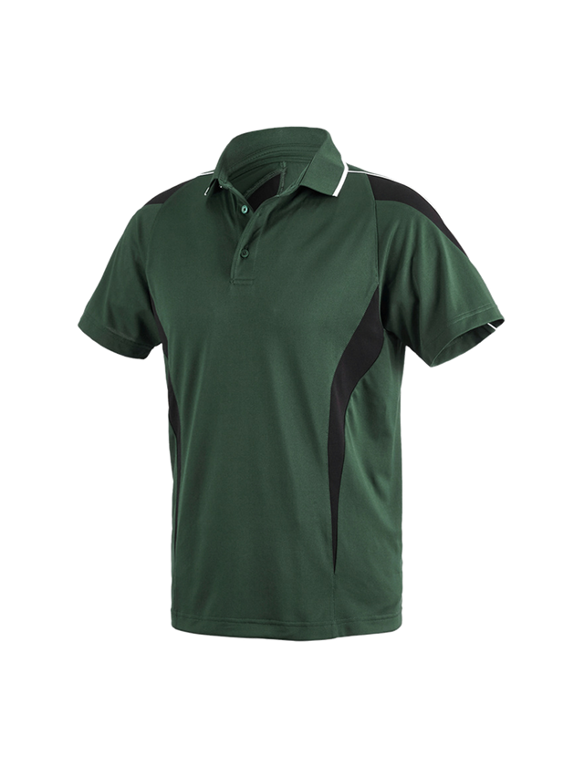 Tričká, pulóvre a košele: Funkčné polo tričko poly Silverfresh e.s. + zelená/čierna 2