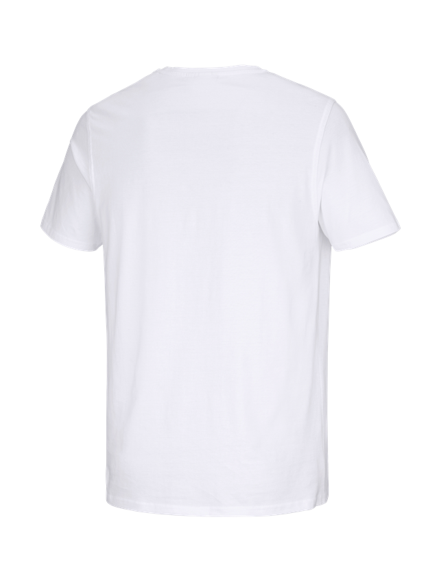 Tričká, pulóvre a košele: Tričko Basic STONEKIT + biela 1