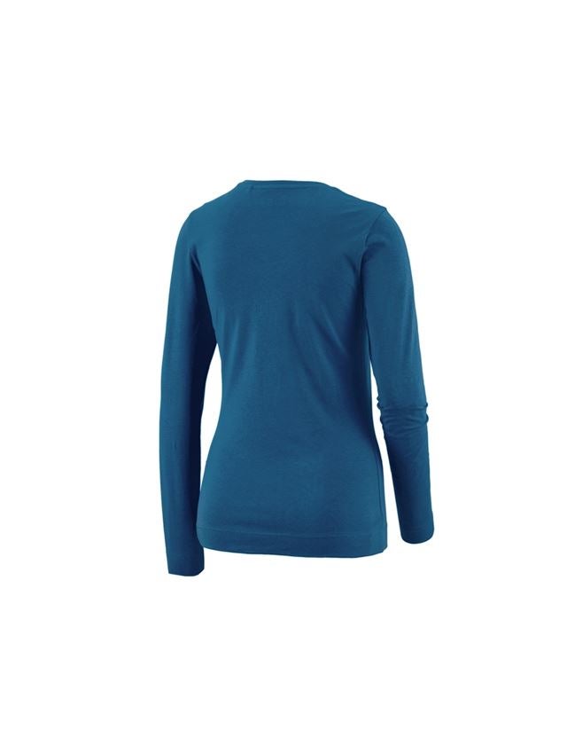 Tričká, pulóvre a košele: Tričko s dlhým rukávom e.s. cotton stretch, dámske + atolová 1