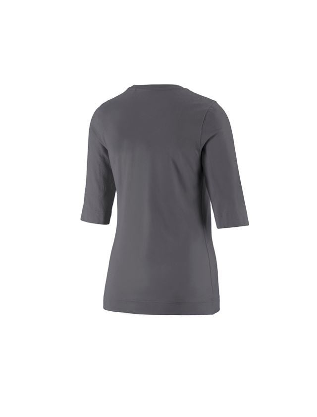 Tričká, pulóvre a košele: Tričko na 3/4 rukáv e.s. cotton stretch, dámske + antracitová 1