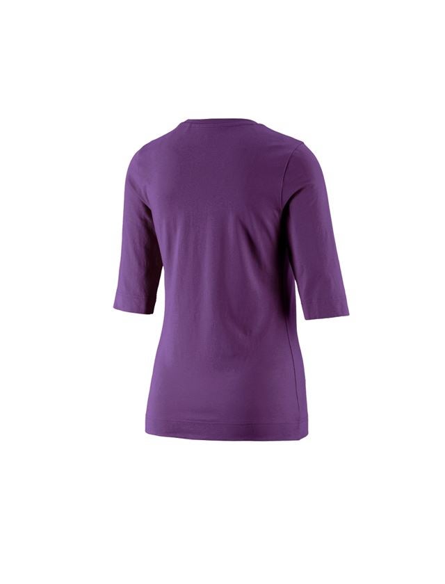 Tričká, pulóvre a košele: Tričko na 3/4 rukáv e.s. cotton stretch, dámske + fialová 1