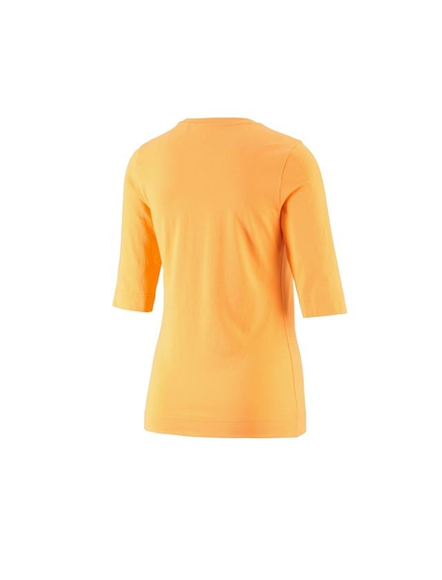 Tričká, pulóvre a košele: Tričko na 3/4 rukáv e.s. cotton stretch, dámske + svetlooranžová 1