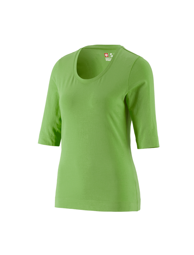 Tričká, pulóvre a košele: Tričko na 3/4 rukáv e.s. cotton stretch, dámske + morská zelená 1