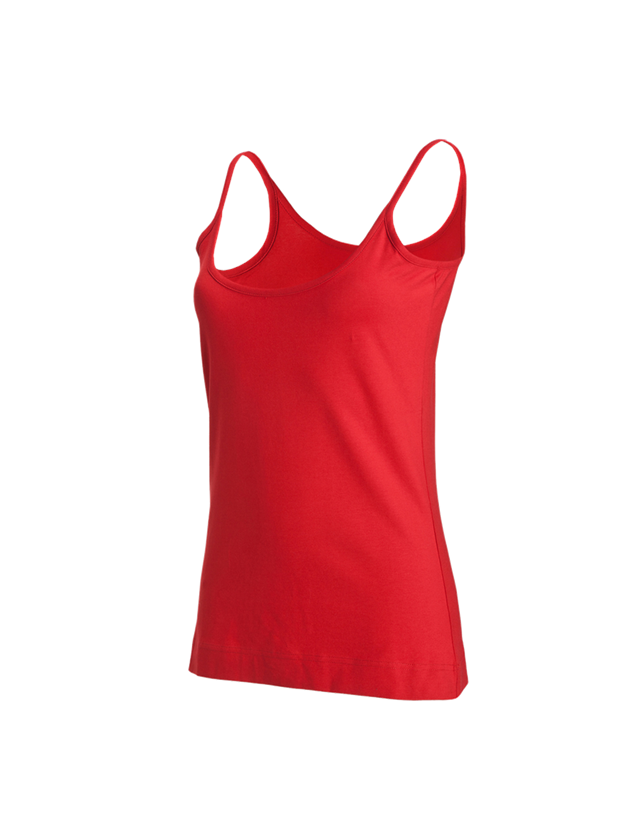Témy: Rozstrapkané tričko e.s. cotton stretch, dámske + ohnivá červená 2