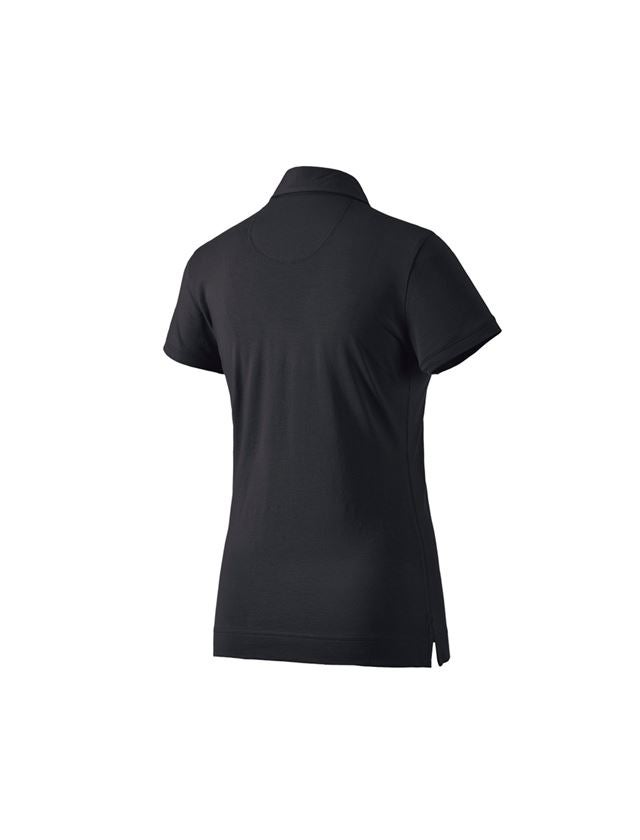 Tričká, pulóvre a košele: Polo tričko e.s. cotton stretch, dámske + čierna 1