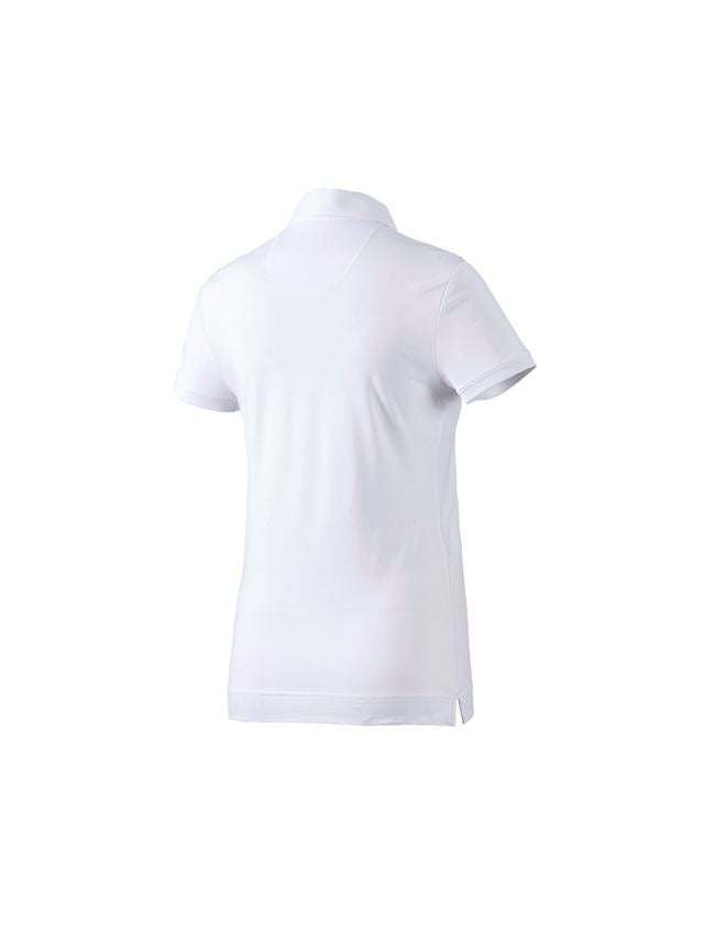 Tričká, pulóvre a košele: Polo tričko e.s. cotton stretch, dámske + biela 1