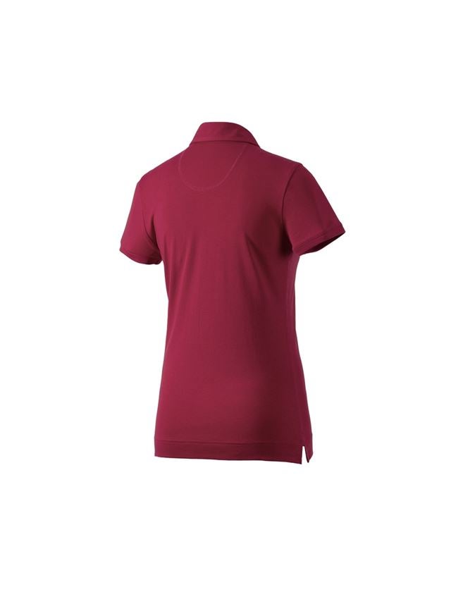 Tričká, pulóvre a košele: Polo tričko e.s. cotton stretch, dámske + bordová 1