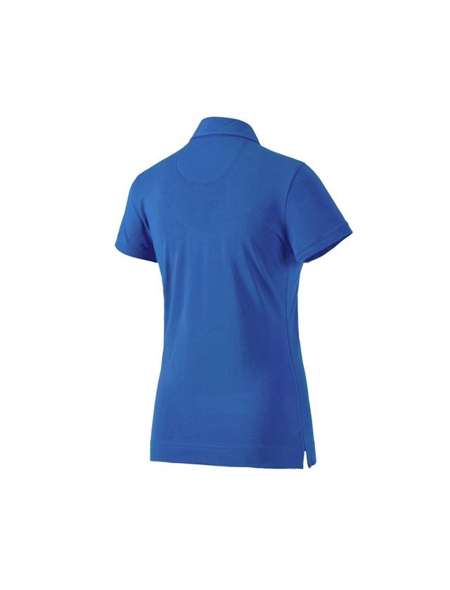 Tričká, pulóvre a košele: Polo tričko e.s. cotton stretch, dámske + enciánová modrá 1