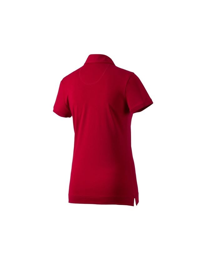 Témy: Polo tričko e.s. cotton stretch, dámske + ohnivá červená 1