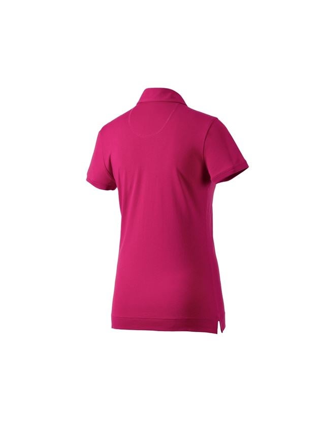 Tričká, pulóvre a košele: Polo tričko e.s. cotton stretch, dámske + bobuľová 1
