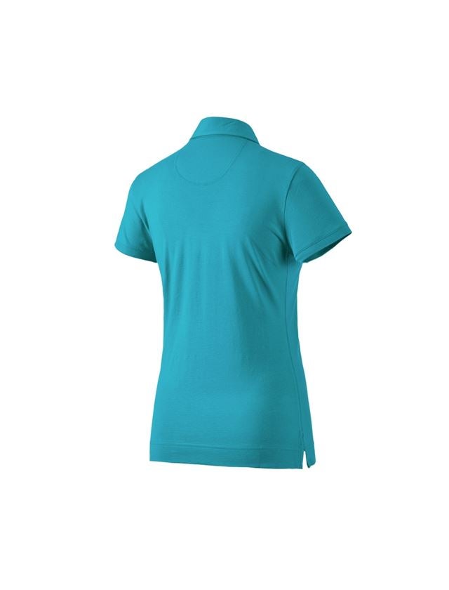 Tričká, pulóvre a košele: Polo tričko e.s. cotton stretch, dámske + oceán 1