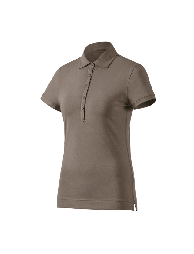 Tričká, pulóvre a košele: Polo tričko e.s. cotton stretch, dámske + kamenná