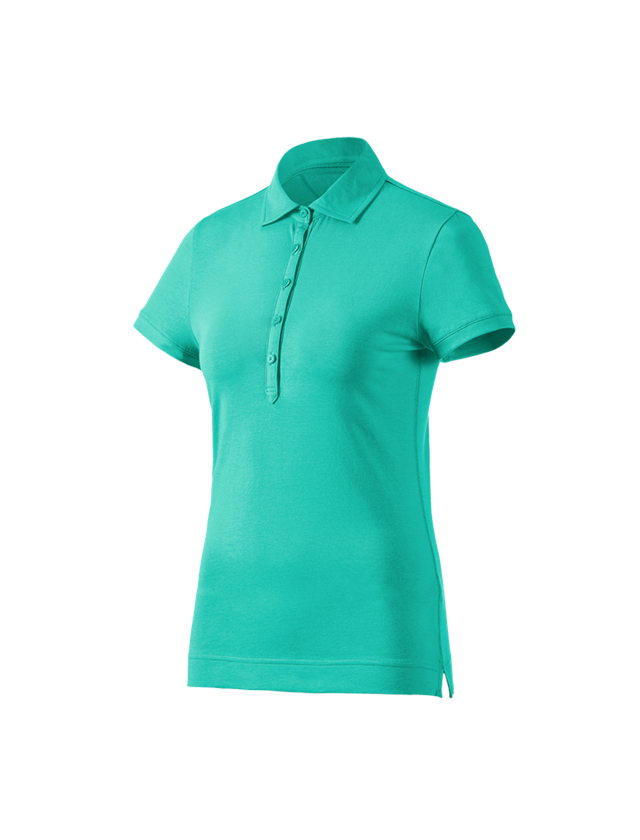 Tričká, pulóvre a košele: Polo tričko e.s. cotton stretch, dámske + lagúnová