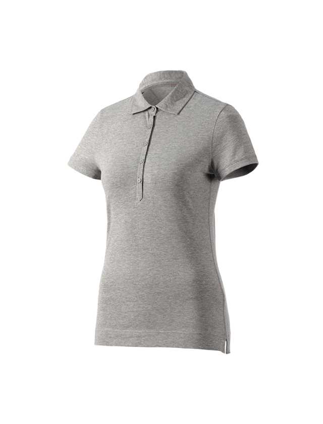Témy: Polo tričko e.s. cotton stretch, dámske + sivá melírovaná