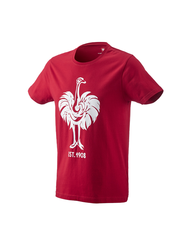 Tričká, pulóvre a košele: Tričko e.s. 1908 + ohnivá červená/biela 2