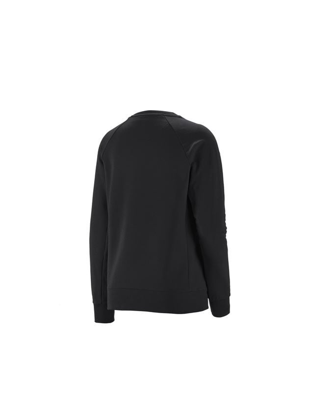 Tričká, pulóvre a košele: Mikina e.s. cotton stretch, dámska + čierna 1