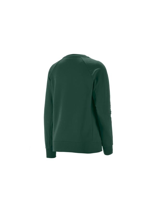 Tričká, pulóvre a košele: Mikina e.s. cotton stretch, dámska + zelená 1